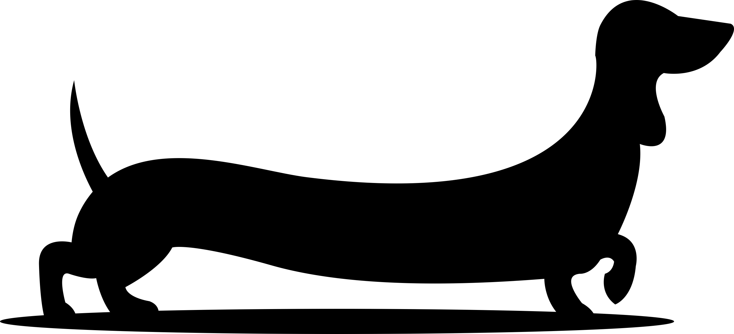 Dog With Long Body Stencil Svg Design File Free Vectors
